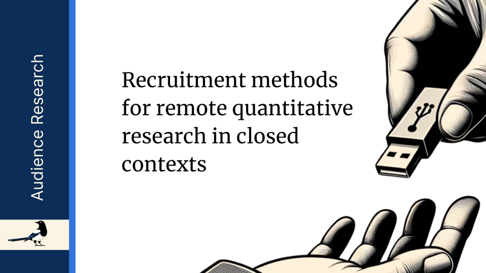 How to find remote research methods that are effective for your context